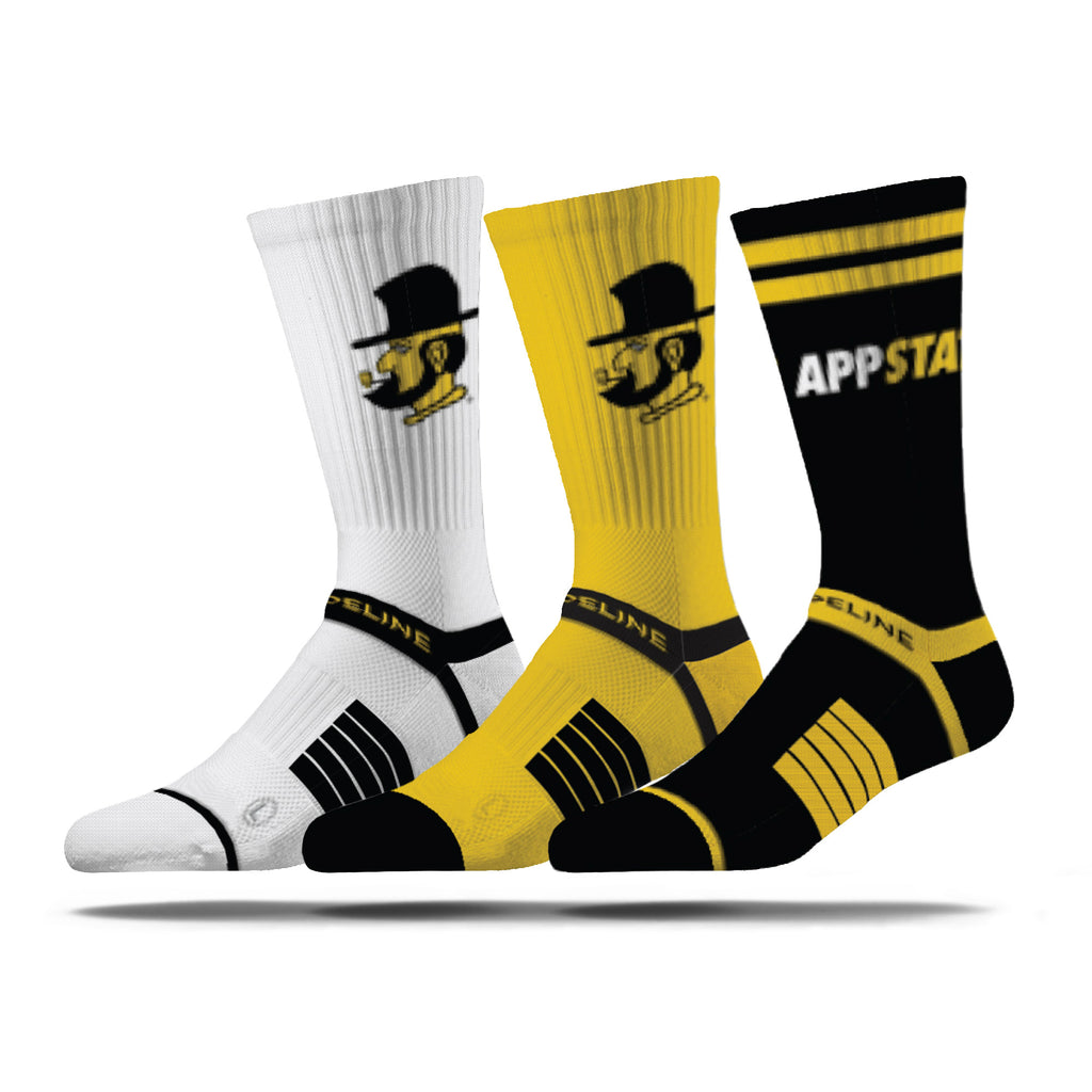 Appalachian State University | Premium Knit Crew | NCAA 3 Pack G2 | N02499395ML