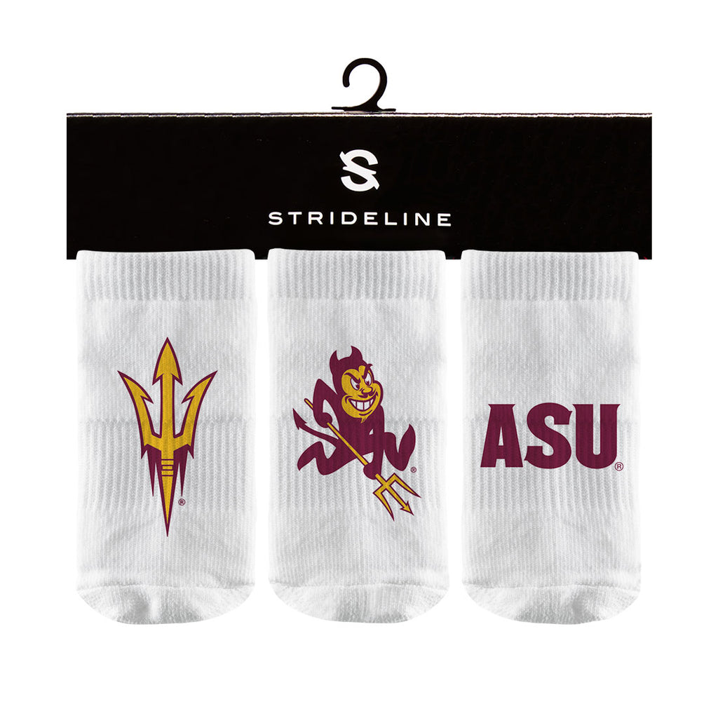 Arizona State University | Baby Socks 3 Pack | Primary Logo | N02339300B01