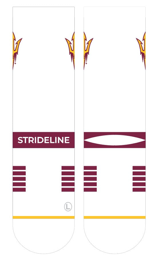 Arizona State University | Premium Knit Crew | Primary Logo White | N02187425ML