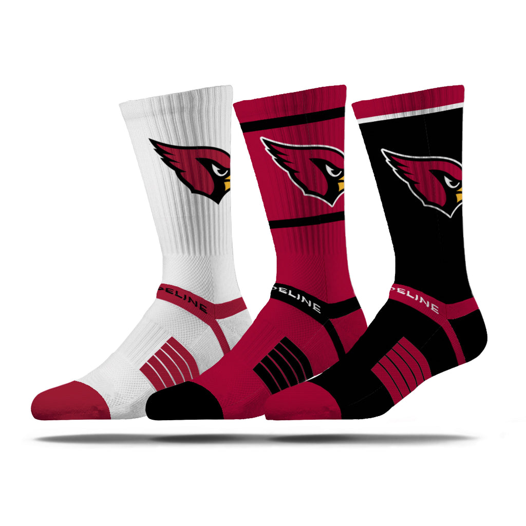 Arizona Cardinals | Premium Knit Crew | NFL 3 Pack Box | N02413365ML