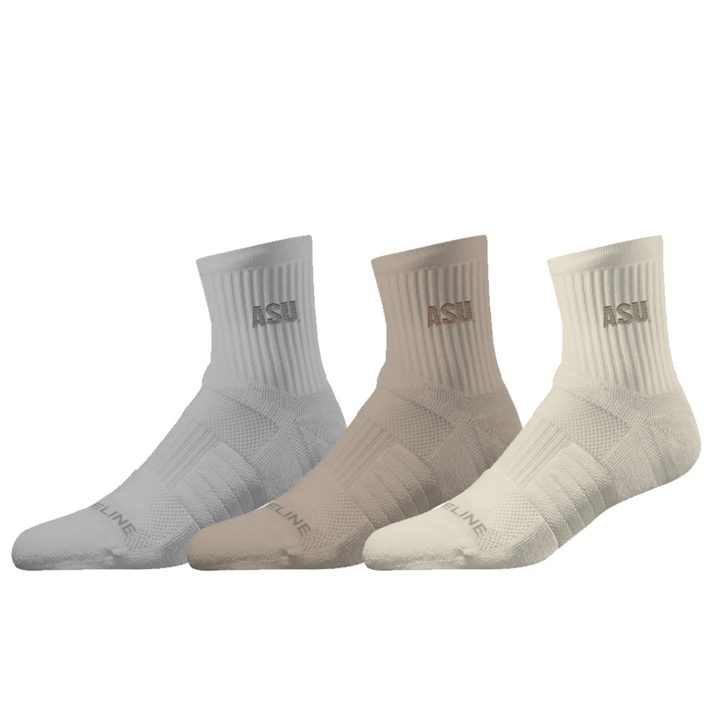 Arizona State University | Half Calf Embroidered | NCAA Neutrals 3 Pack | N02830954ML