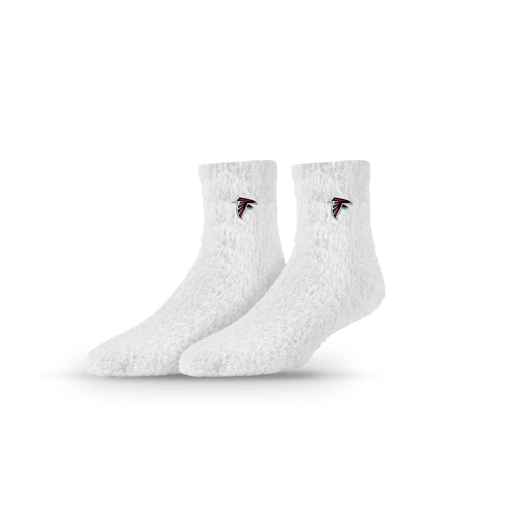 Atlanta Falcons | Fuzzy Half Calf Embroidered | Primary Logo White | N02799620ML