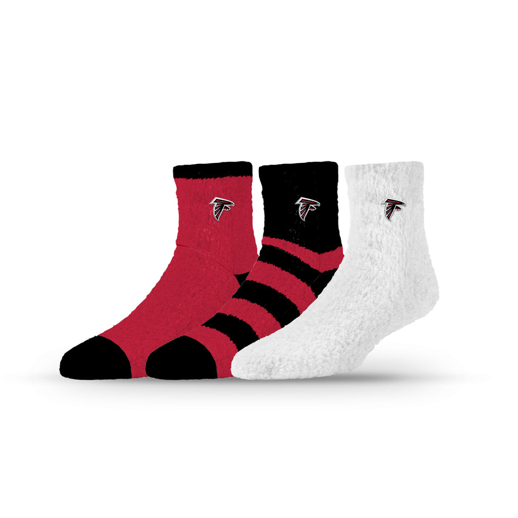 Atlanta Falcons | Fuzzy Half Calf Embroidered | NFL 3 Pack | N02805700ML