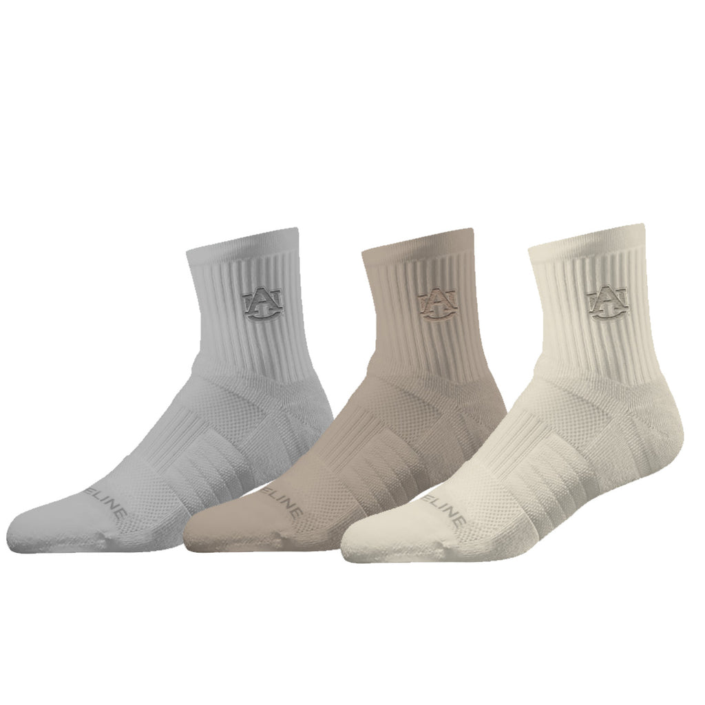 Auburn University | Half Calf Embroidered | NCAA Neutrals 3 Pack | N02816123ML