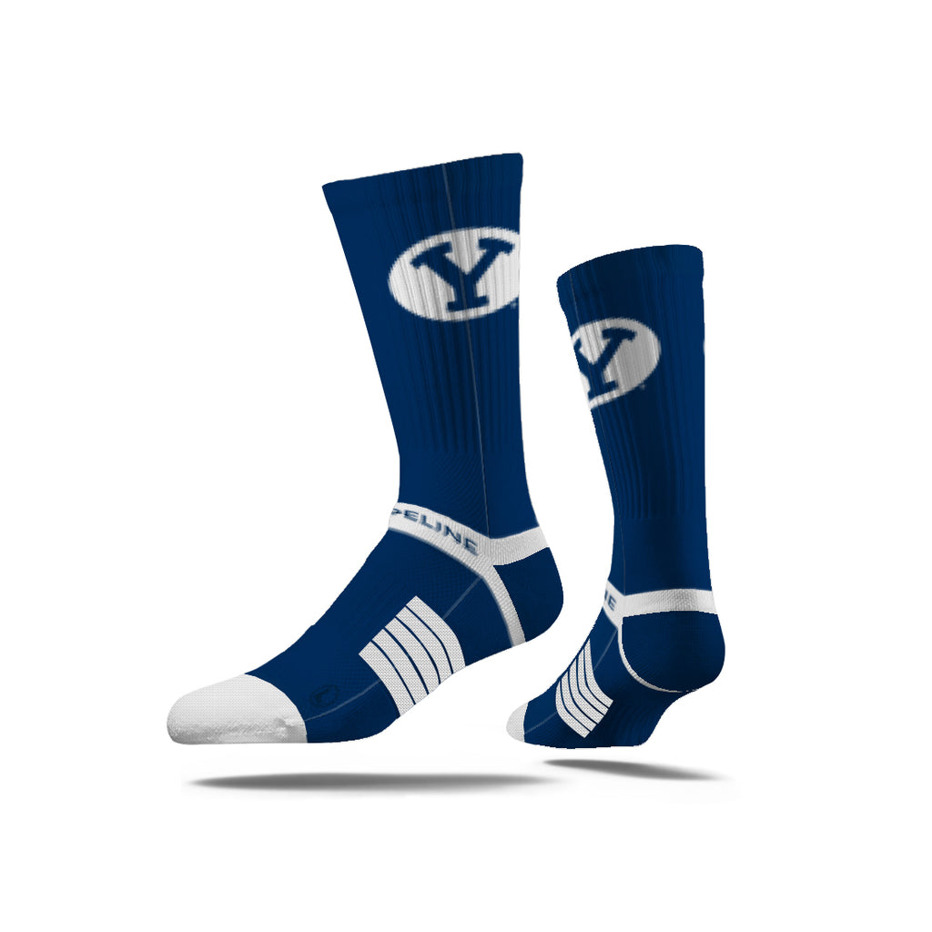 BYU | Premium Knit Crew | Primary Logo School Color | N02434762ML