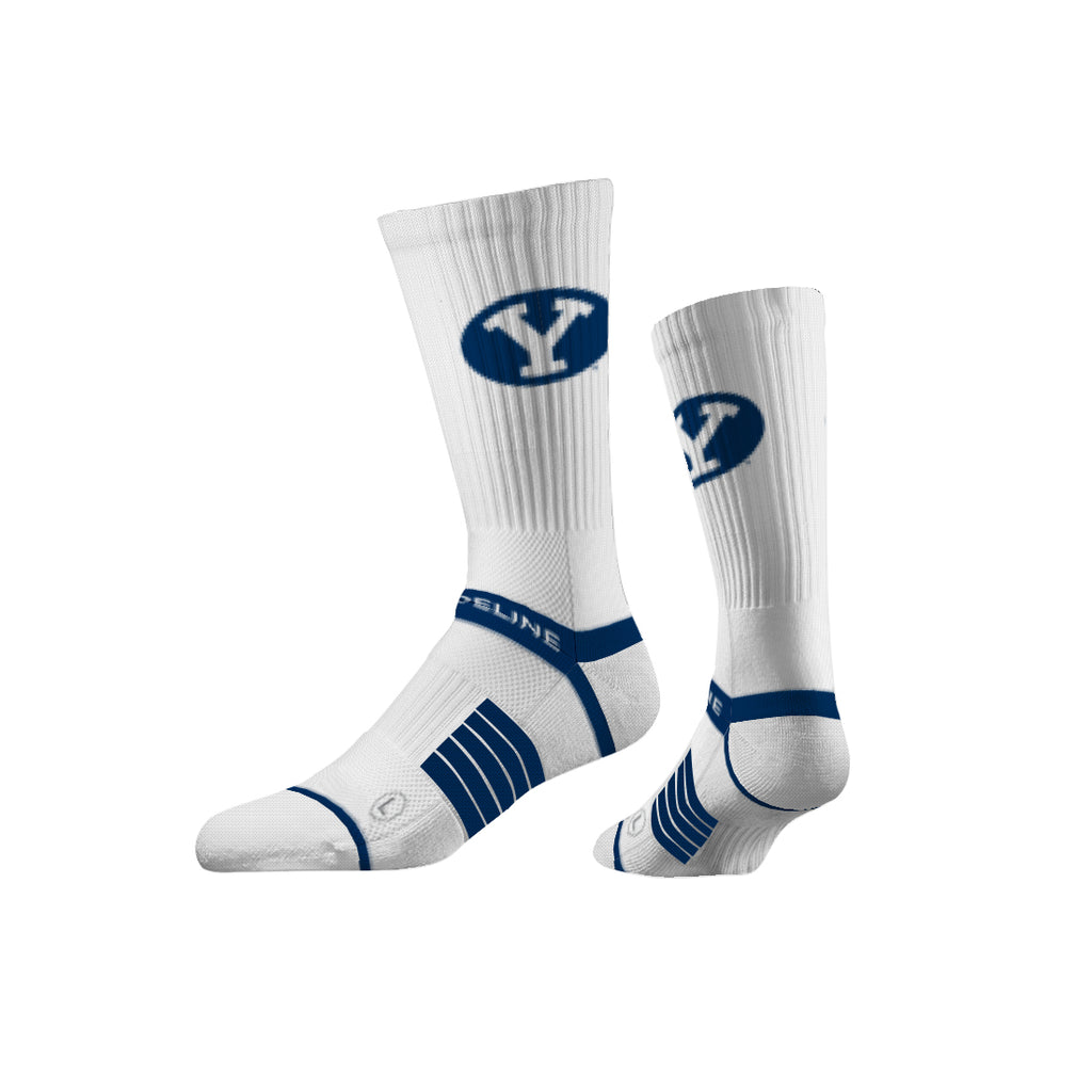 BYU | Premium Knit Crew | Primary Logo White | N02189255ML