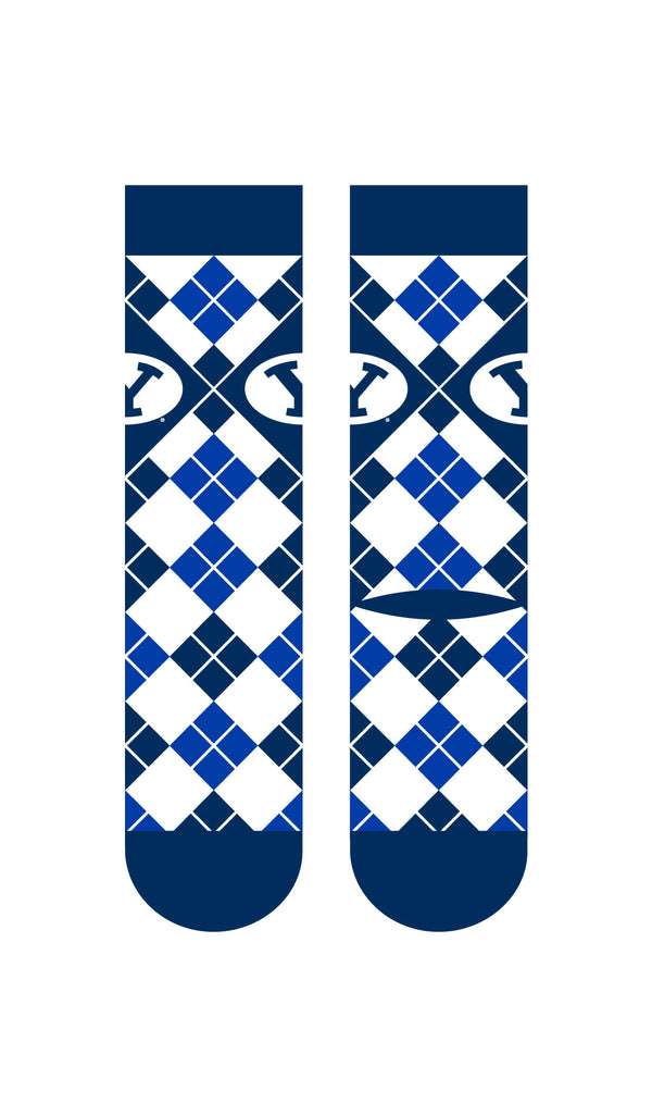 BYU | Business Knit Crew | Argyle | N02415663ML