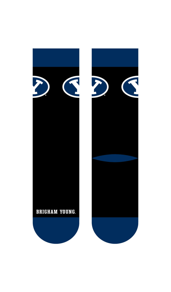 BYU | Business Knit Crew | Primary Logo School Color | N02415667ML
