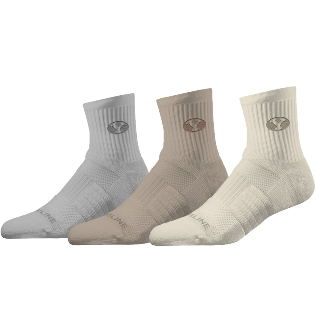 BYU | Half Calf Embroidered | NCAA Neutrals 3 Pack | N02816130ML