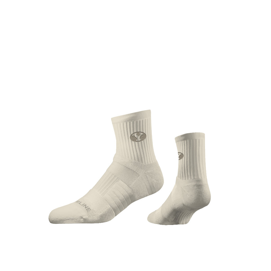 BYU | Half Calf Embroidered | Neutrals | Ivory | N02813691ML
