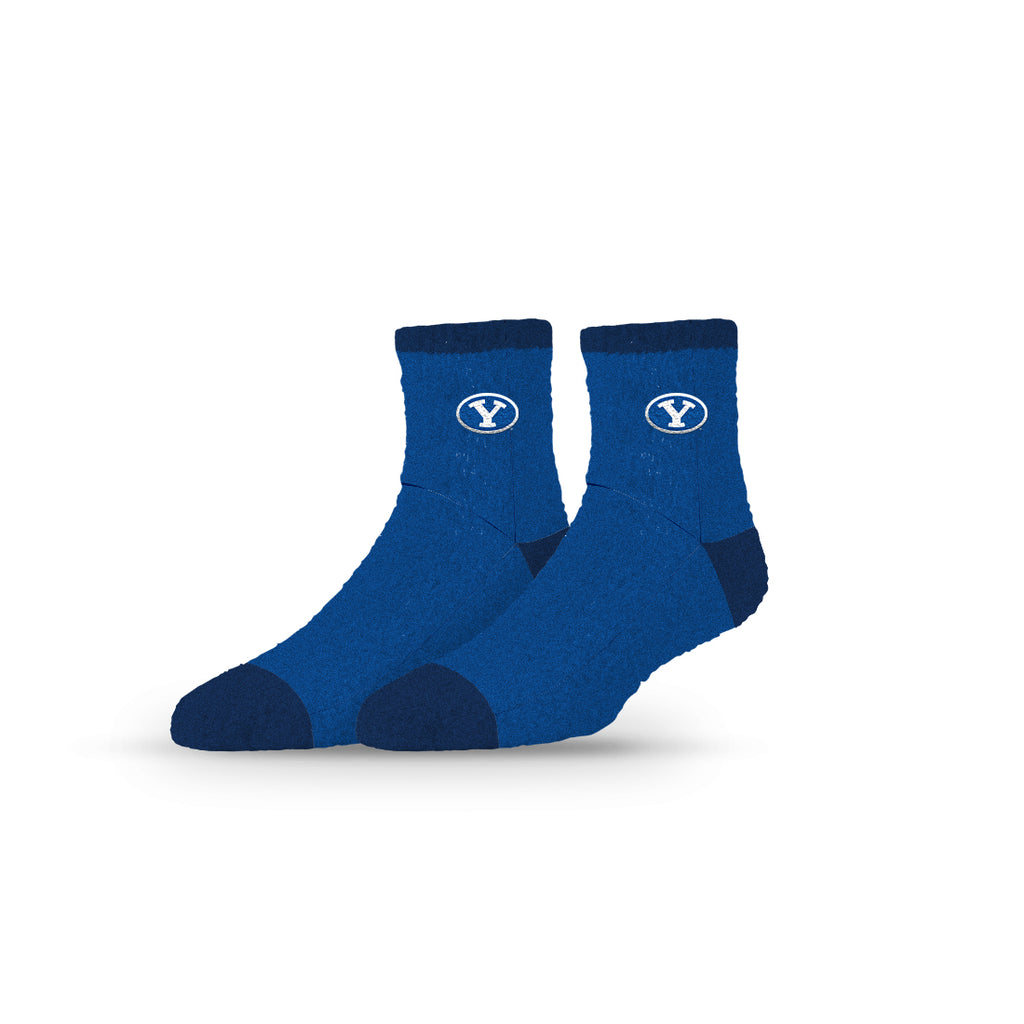 BYU | Fuzzy Half Calf Embroidered | Primary Logo School Color | N02799339ML