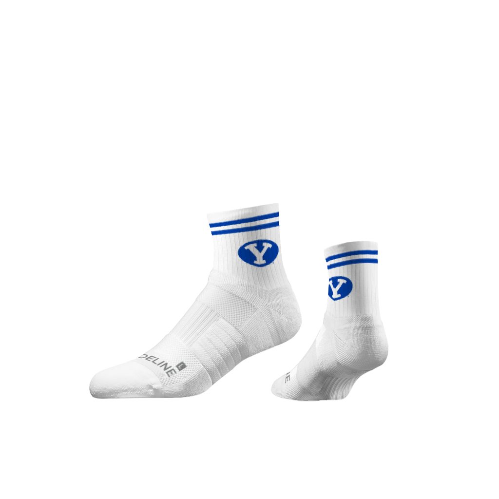 BYU | Half Calf Knit | Primary Logo White | N02636273ML