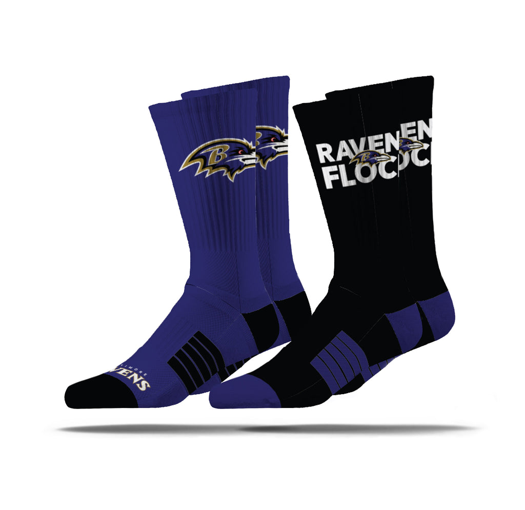 Baltimore Ravens | Premier Knit Crew | NFL 2 Pack | N02513096ML
