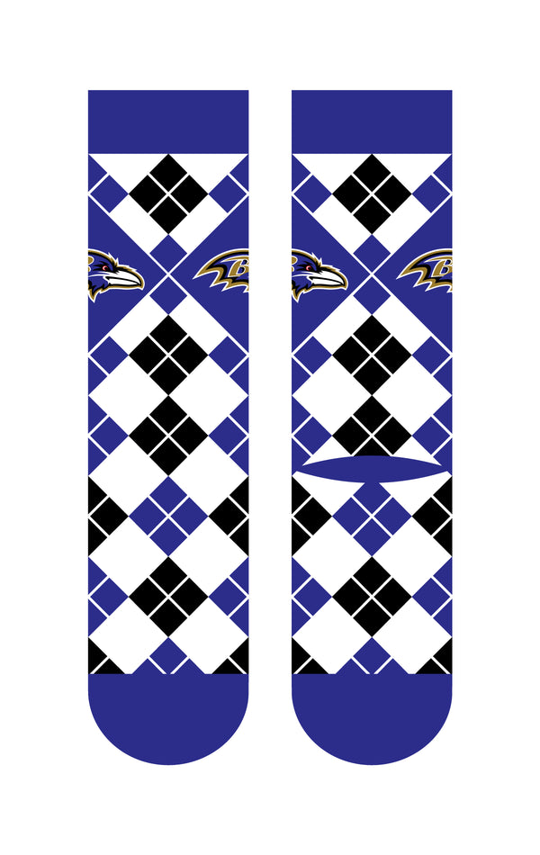Baltimore Ravens | Business Knit Crew | Argyle | N02669751ML