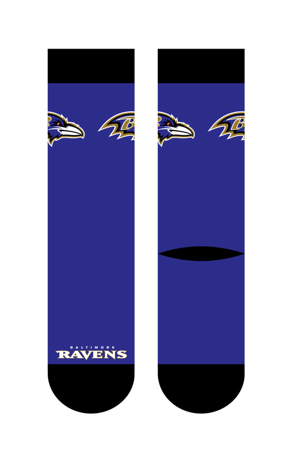 Baltimore Ravens | Business Knit Crew | Primary Logo Team Color | N02669759ML