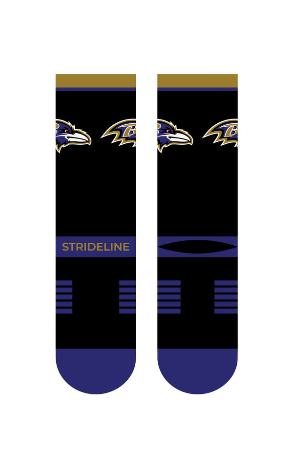 Baltimore Ravens | Premium Knit Crew | Fan Logo | Black | N02413617ML