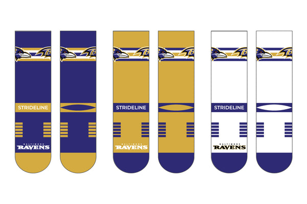 Baltimore Ravens | Premium Knit Crew | NFL Retro 3 Pack | N02751972ML