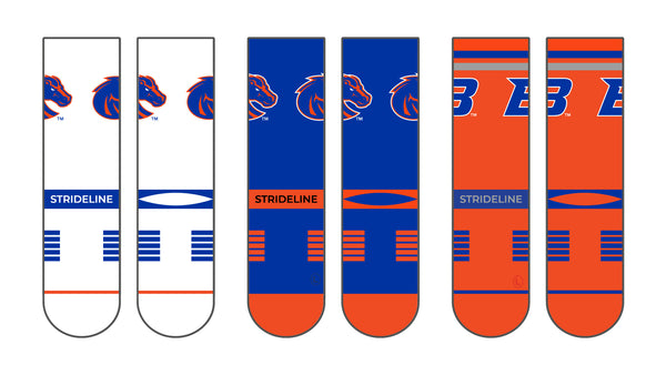 Boise State University | Premium Knit Crew 3 Pack | NCAA 3 Pack G2 | N02502992ML