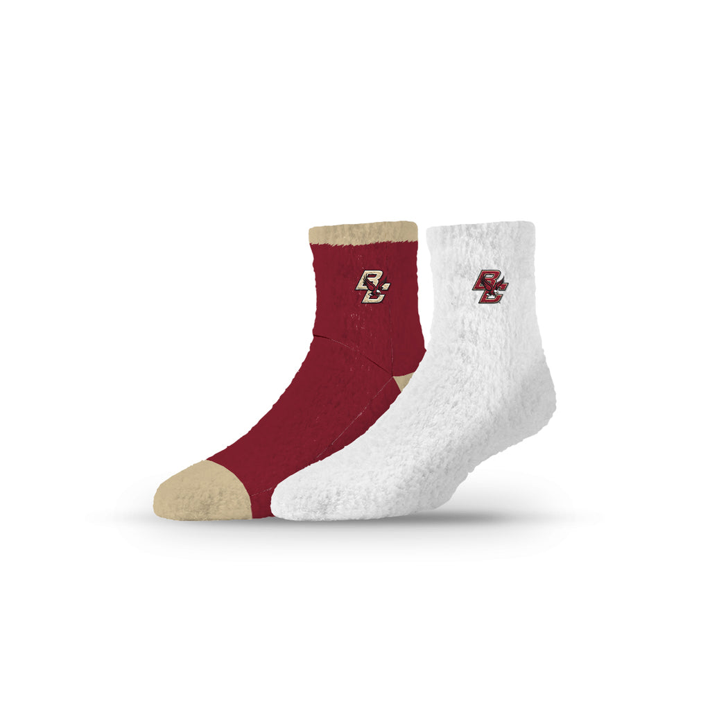 Boston College | Fuzzy Half Calf Embroidered | NCAA 2 Pack | N02804178ML