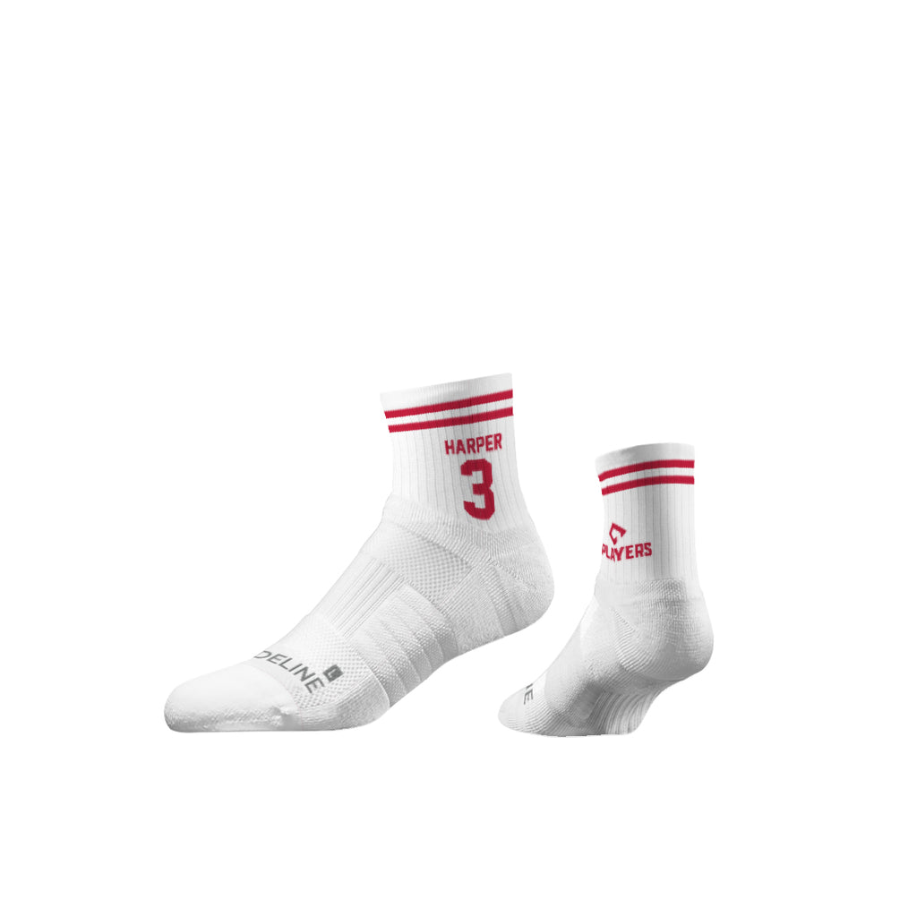 Bryce Harper | Half Calf Knit | Sherzy | White | N02791785ML