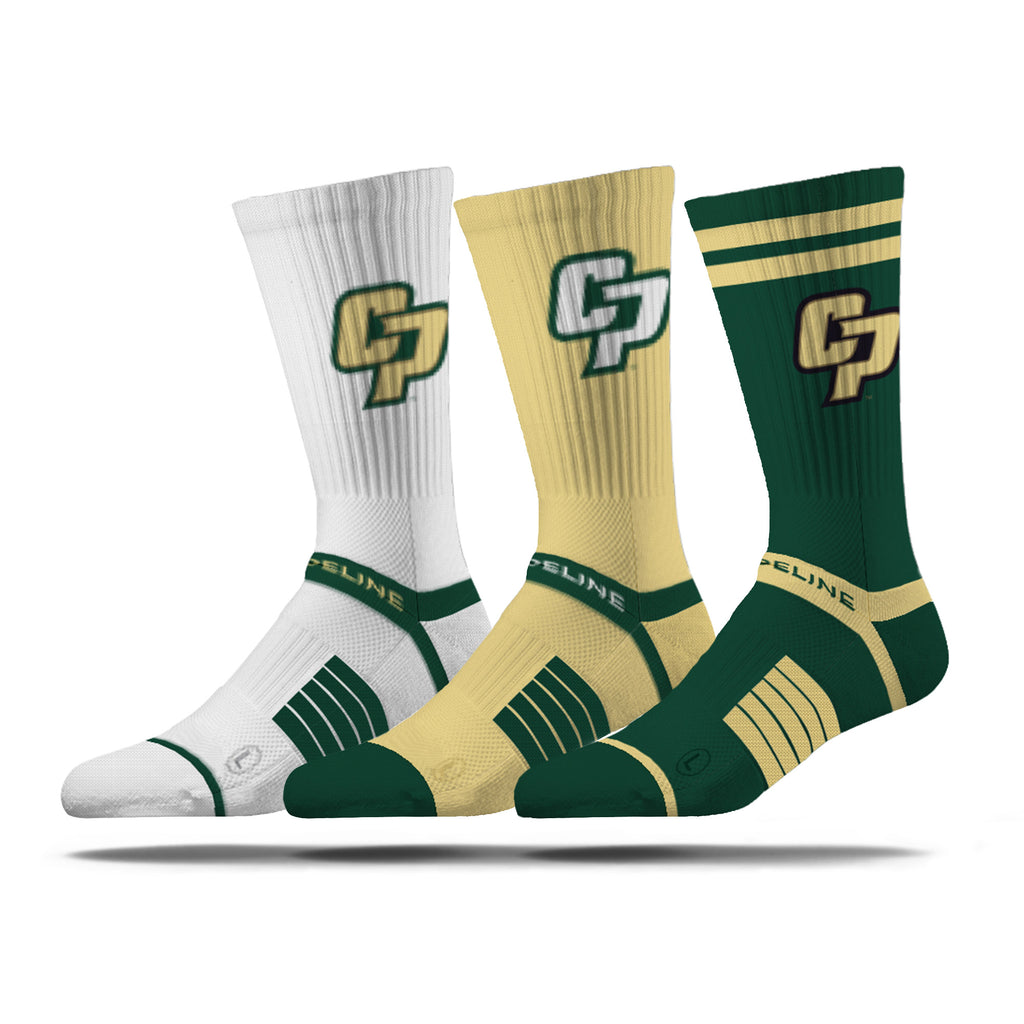 Cal Poly | Premium Knit Crew 3 Pack | NCAA 3 Pack G2 | N02499922ML