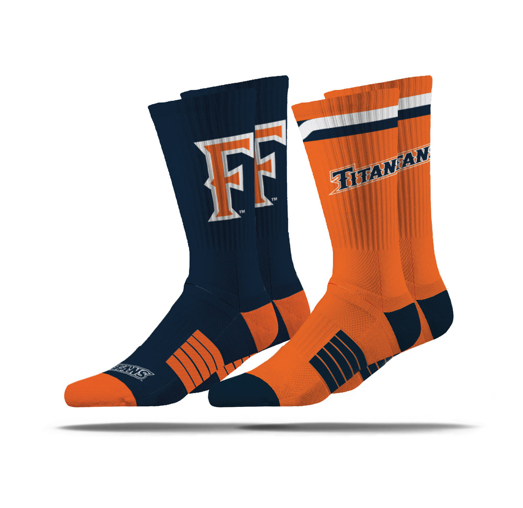 California State University, Fullerton | Premier Knit Crew | NCAA 2 Pack | N02514489ML