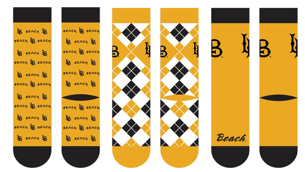 California State University, Long Beach | Business Knit Crew | NCAA 3 Pack | N02675381ML