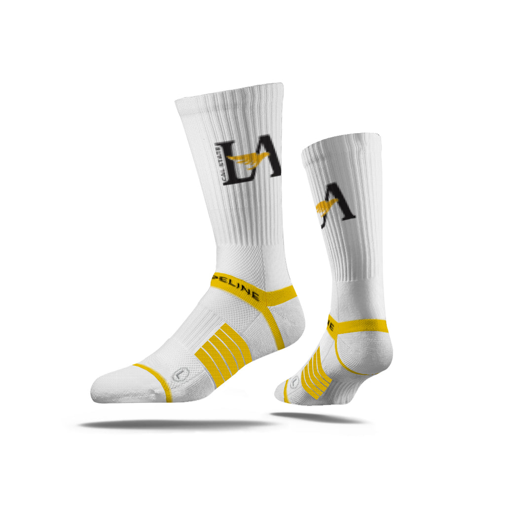 California State University, Los Angeles | Premium Knit Crew | Primary Logo White | N02471142ML