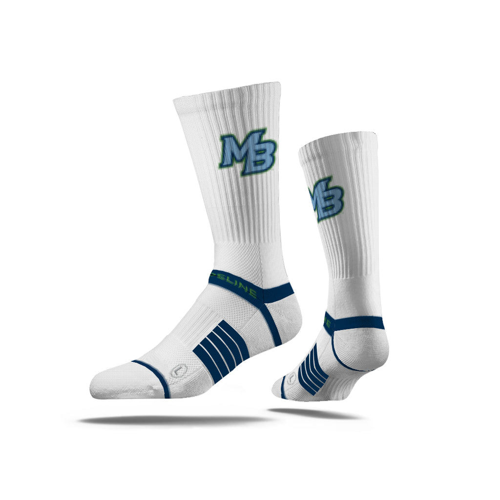 California State University, Monterey Bay | Premium Knit Crew | Primary Logo White | N02471158ML