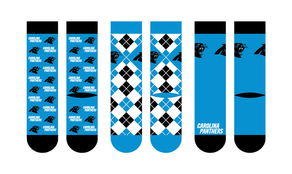 Carolina Panthers | Business Knit Crew | NFL 3 Pack | N02670649ML