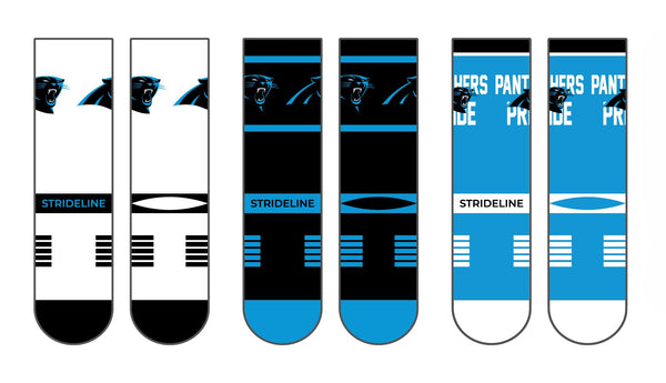 Carolina Panthers | Premium Knit Crew | NFL 3 Pack Box | N02414545ML