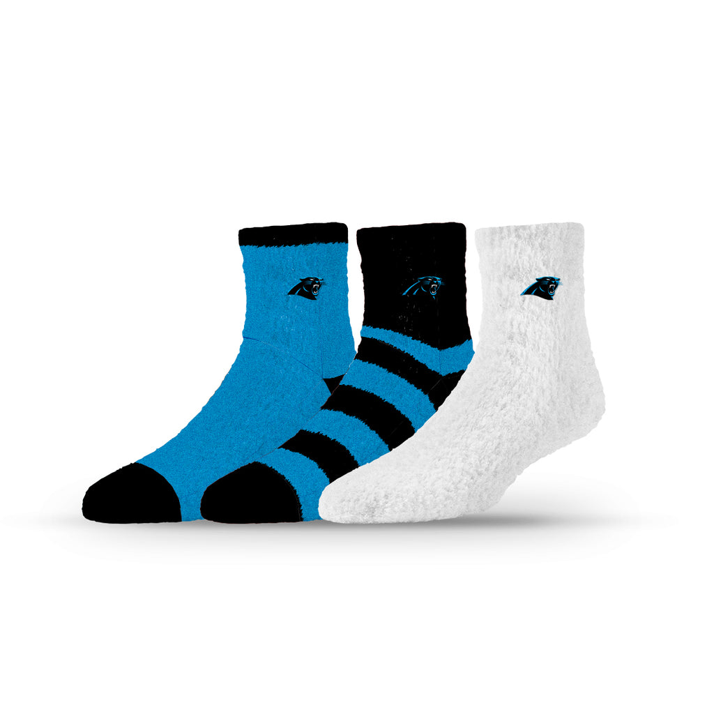 Carolina Panthers | Fuzzy Half Calf Embroidered | NFL 3 Pack | N02807325ML