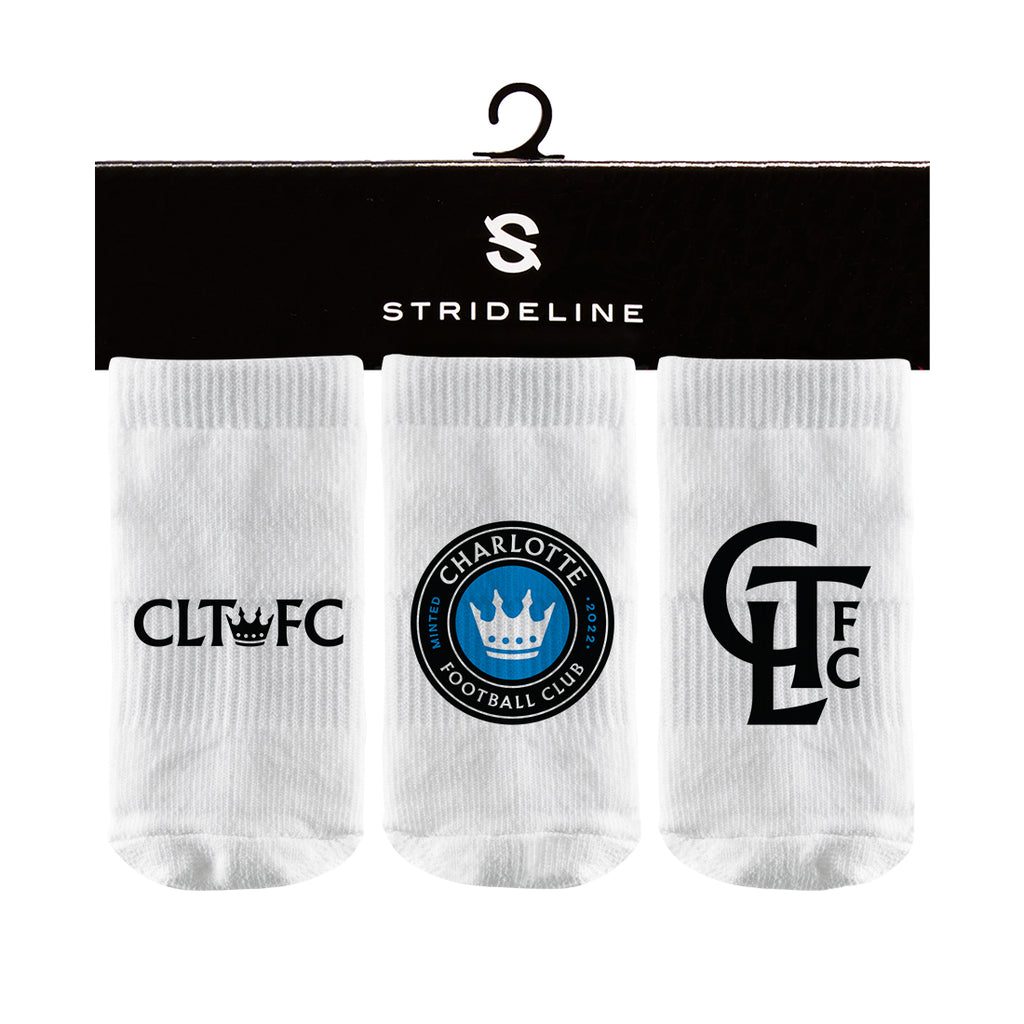 Charlotte FC  | Baby Socks 3 Pack | Primary Logo | N02295303B01