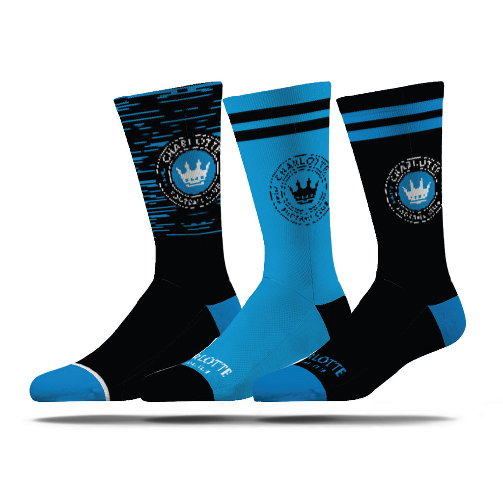 Charlotte FC  | Economy Knit Crew | MLS 3 Pack | N02324137ML