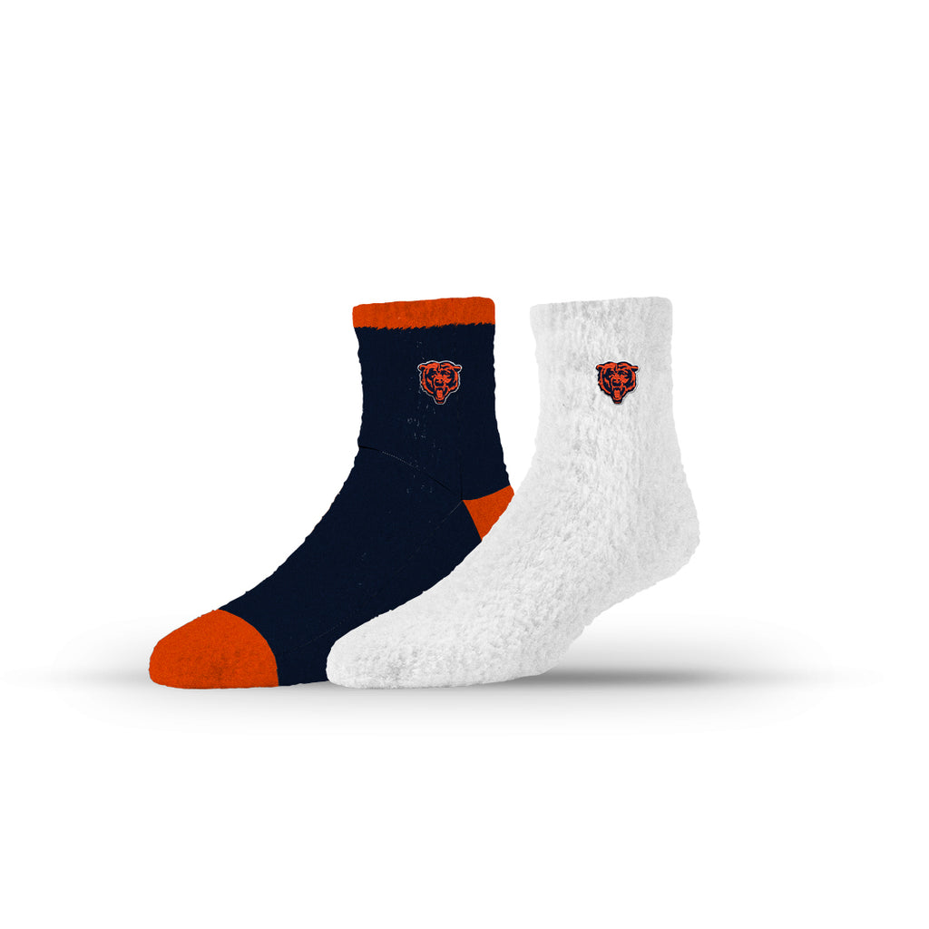 Chicago Bears | Fuzzy Half Calf Embroidered | NFL 2 Pack | N02807337ML