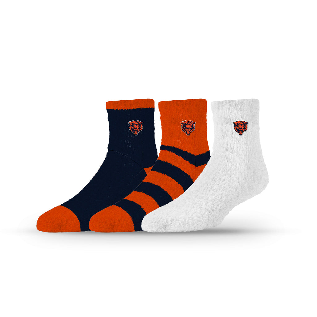 Chicago Bears | Fuzzy Half Calf Embroidered | NFL 3 Pack | N02807333ML
