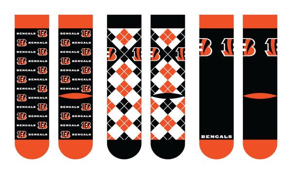 Cincinnati Bengals | Business Knit Crew | NFL 3 Pack | N02671065ML