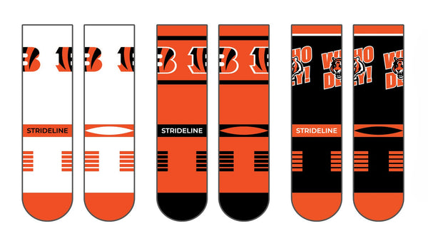 Cincinnati Bengals | Premium Knit Crew | NFL 3 Pack Box | N02414553ML
