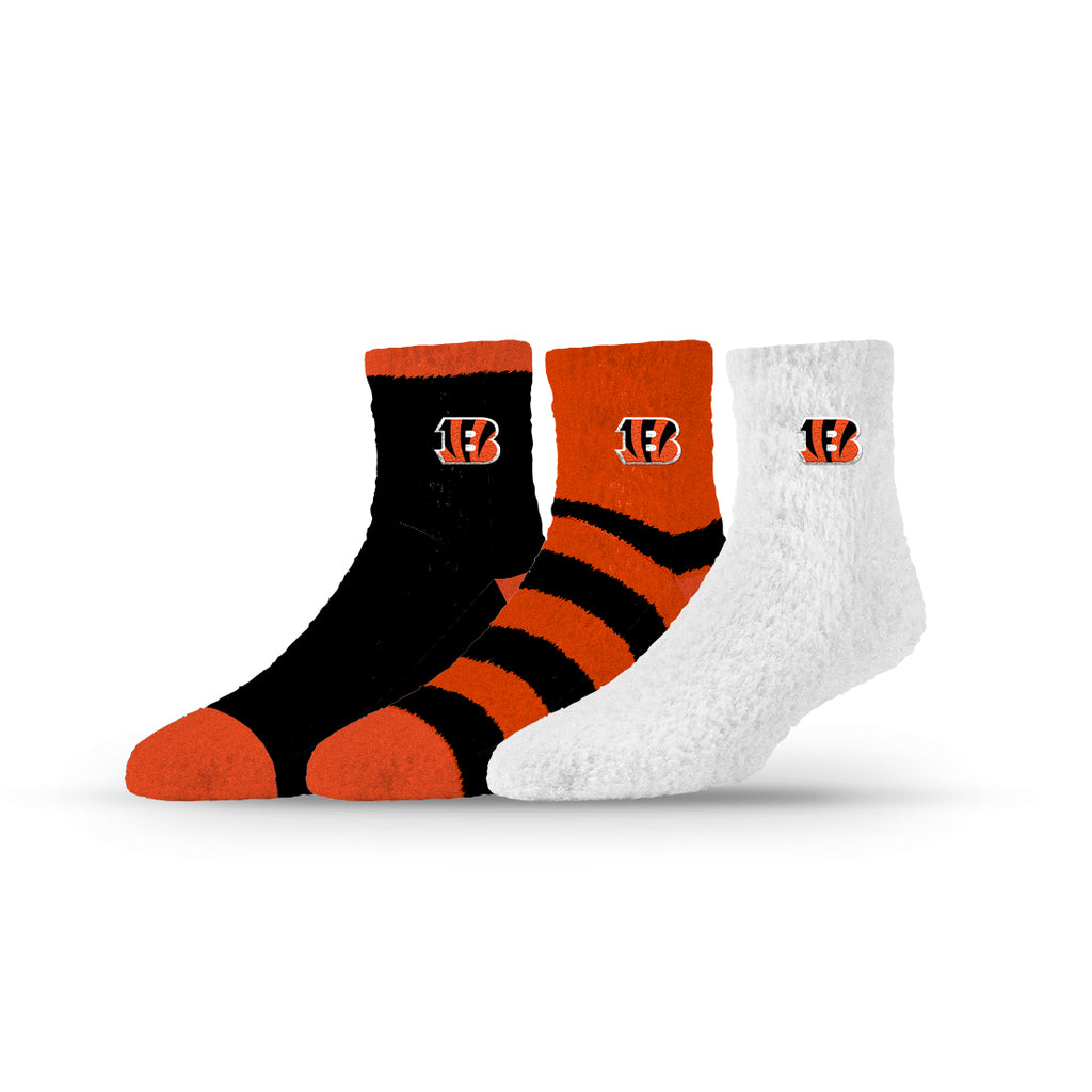 Cincinnati Bengals | Fuzzy Half Calf Embroidered | NFL 3 Pack | N02807640ML