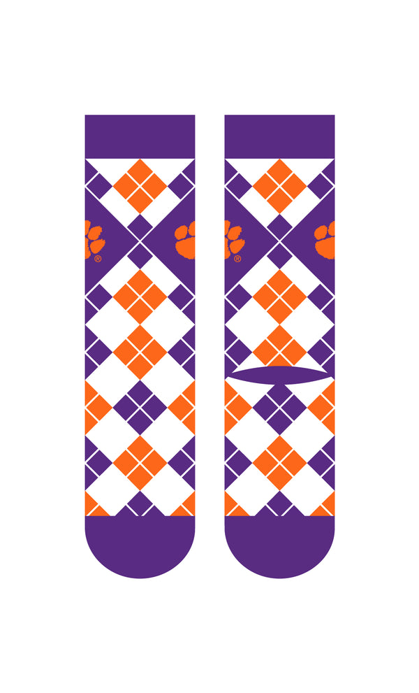 Clemson University | Business Knit Crew | Argyle | N02355916ML