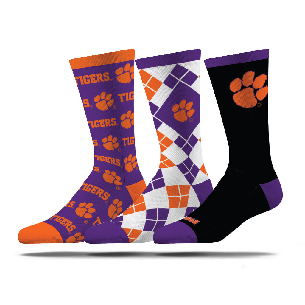 Clemson University | Business Knit Crew | NCAA 3 Pack | N02355908ML