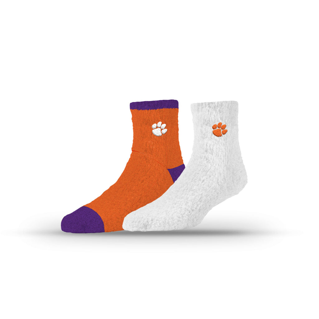 Clemson University | Fuzzy Half Calf Embroidered | NCAA 2 Pack | N02803912ML