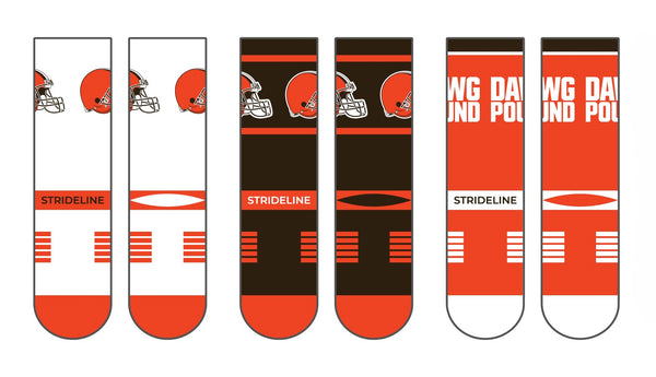 Cleveland Browns | Premium Knit Crew | NFL 3 Pack Box | N02414557ML