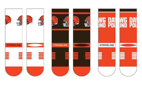 Cleveland Browns | Premium Knit Crew | NFL 3 Pack Box | N02414557ML