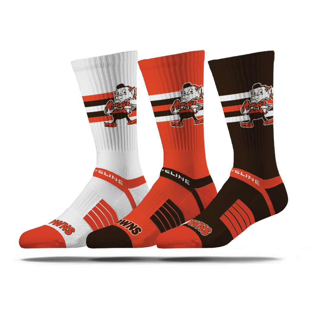 Cleveland Browns | Premium Knit Crew | NFL Retro 3 Pack | N02650498ML