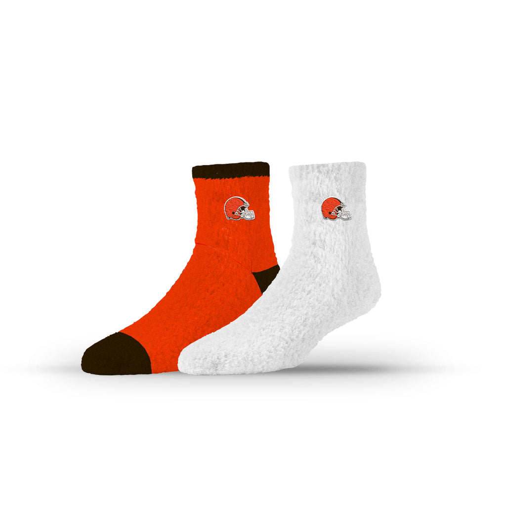 Cleveland Browns | Fuzzy Half Calf Embroidered | NFL 2 Pack | N02807652ML