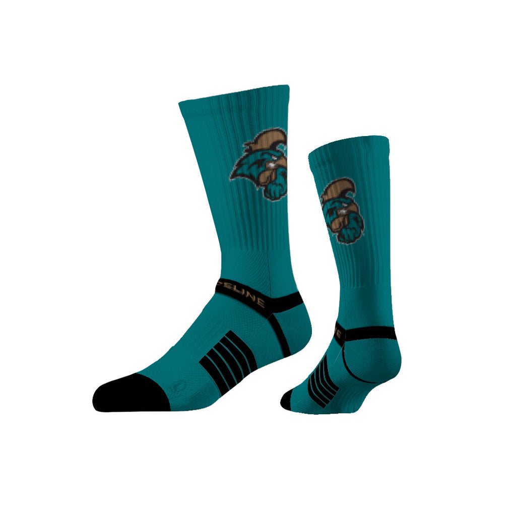 Coastal Carolina University | Premium Knit Crew | Primary Logo School Color | N02435454ML