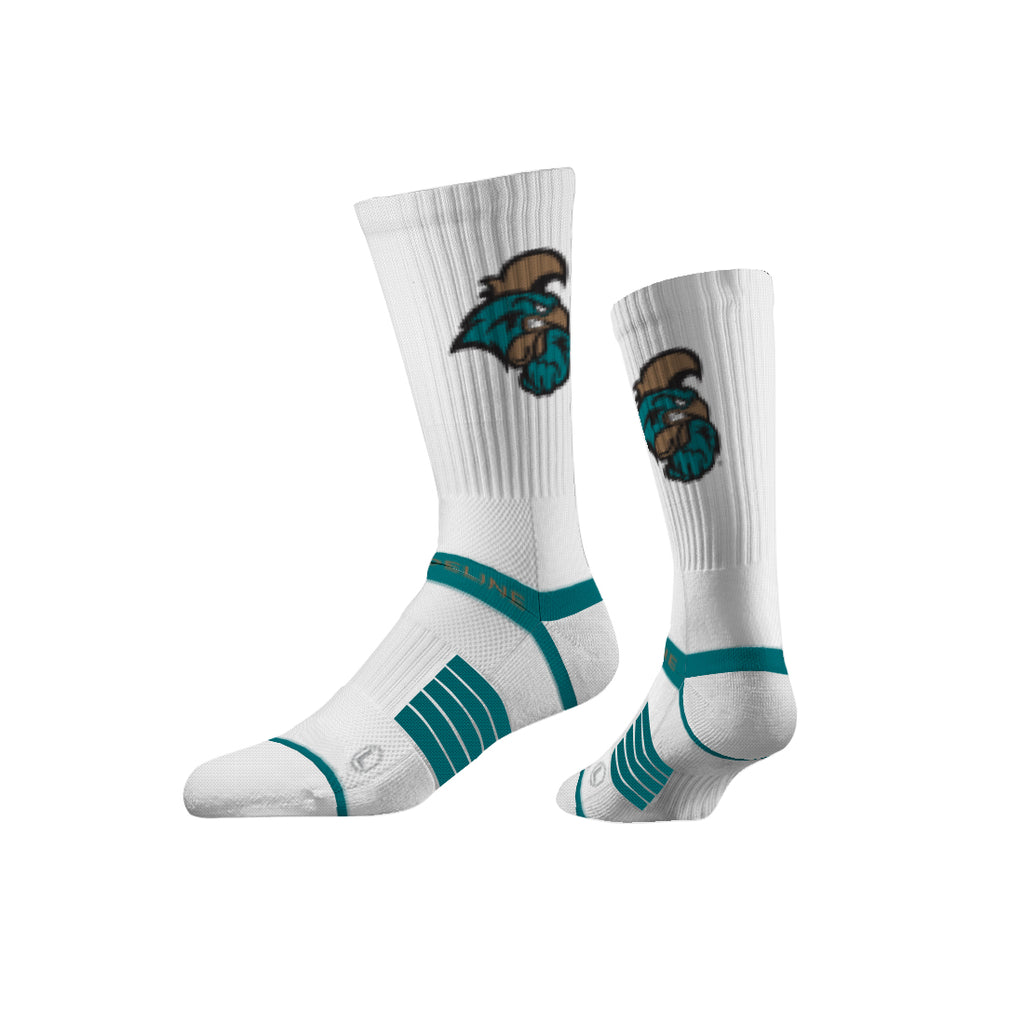 Coastal Carolina University | Premium Knit Crew | Primary Logo White | N02195274ML