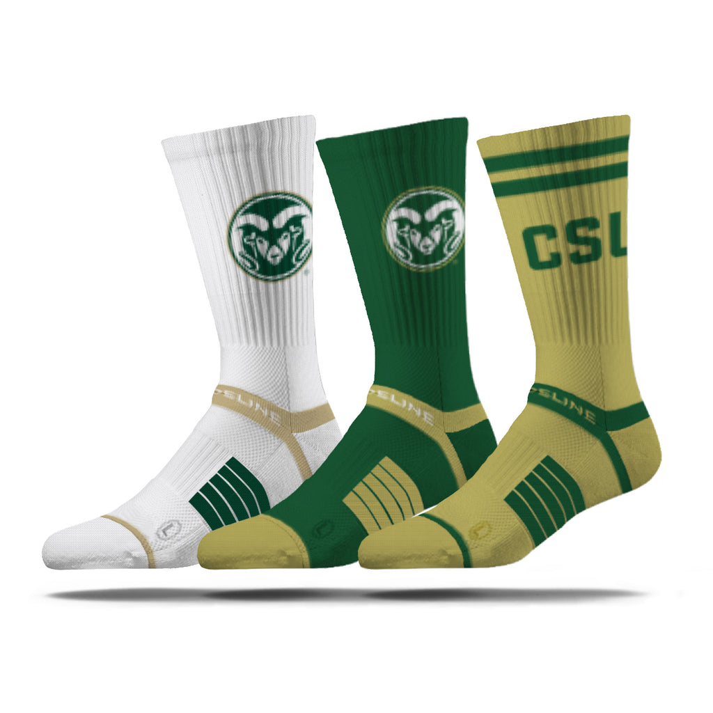 Colorado State University | Premium Knit Crew 3 Pack | NCAA 3 Pack G2 | N02503004ML