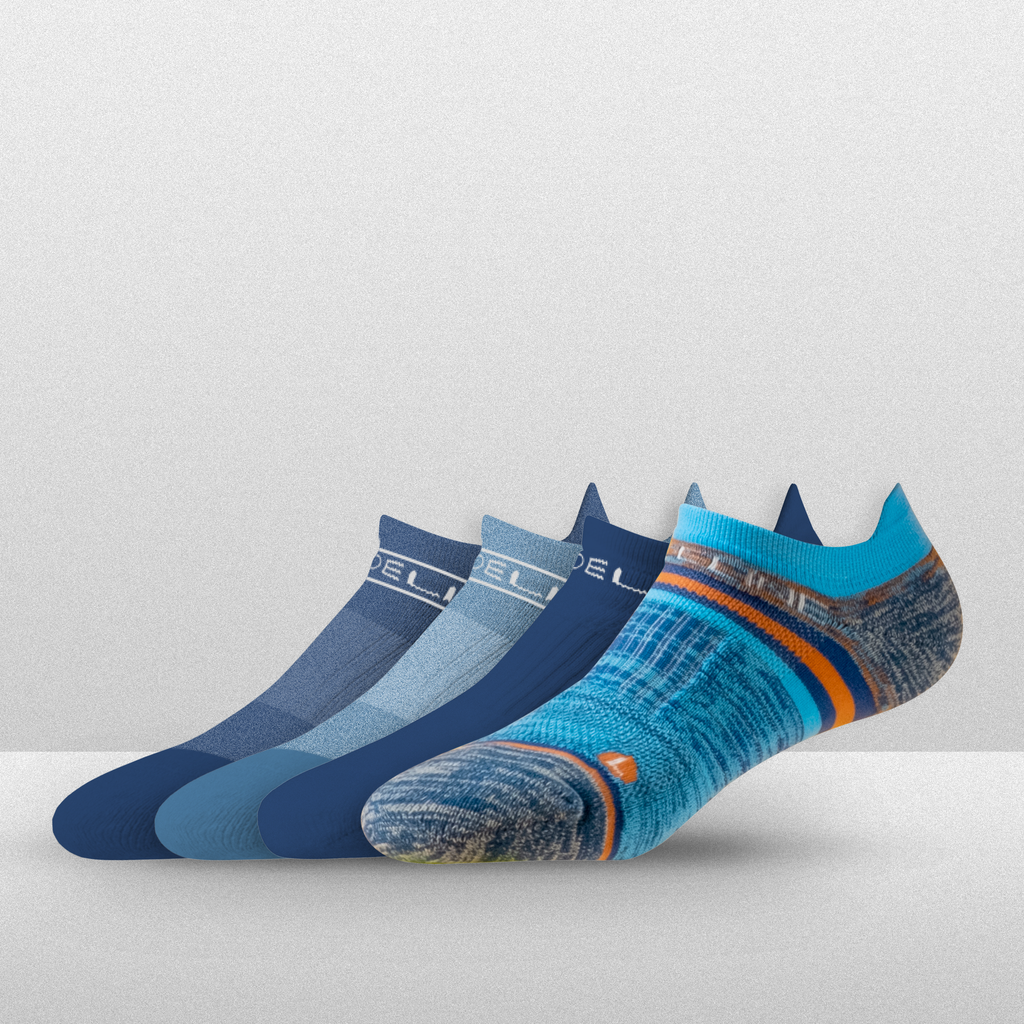 Combed Cotton | Premium Low 4-Pack | Blue Multi-Pack | N02444043ML